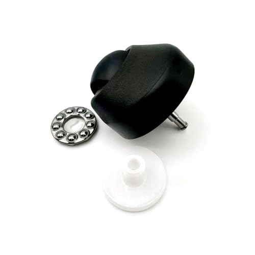 Ersatzteile For Das Vordere Lenkrad, Kompatibel Mit ECOVACS, T10, T20, X1, T10 Plus, X1, Roboter-Staubsauger, Ersatzteile, Zubehör(Black Caster) von CGDVYHZXT