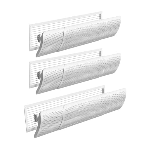 Klimaanlagen-Deflektor, Klimaanlagen-Deflektor, Windleitblech, Einziehbarer Auslassflügel For Hotel, Schlafzimmer, Kinderzimmer, Home Office(49cm to 86cm) von CGDVYHZXT