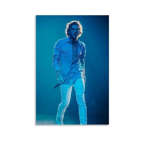 Bailey Zimmerman Wasserfestes Leinwand-Poster, Wandkunst, HD-UV-beständiger Druck, geeignet für Wohnzimmer und Flur, ein tolles Geschenk, ungerahmt, 40 x 60 cm von CGHSDJ
