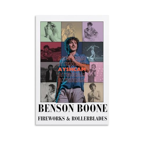 Benson Boone Wasserfestes Leinwand-Poster, Wandkunst, HD-UV-beständiger Druck, geeignet für Wohnzimmer und Flur, ein tolles Geschenk, ungerahmt, 50 x 75 cm Benson Boone Wasserfestes Leinwand-Poster, Wandkunst, HD-UV-beständiger Druck, geeignet für Wohnzimmer und Flur, ein tolles Geschenk, ungerahmt, 50 x 75 cm von CGHSDJ