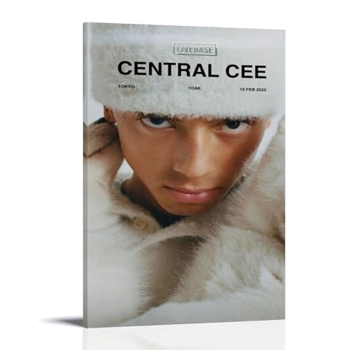 Central Cee Wasserfestes Leinwand-Poster, Wandkunst, HD-UV-beständiger Druck, geeignet für Wohnzimmer und Flur, ein tolles Geschenk, Rahmenstil, 30 x 45 cm von CGHSDJ