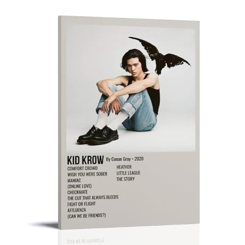Conan Gray Kid Krow wasserfestes Leinwand-Poster, Wandkunst, HD-UV-beständiger Druck, geeignet für Wohnzimmer und Flur, ein tolles Geschenk, Rahmenstil, 20 x 30 cm Conan Gray Kid Krow wasserfestes Leinwand-Poster, Wandkunst, HD-UV-beständiger Druck, geeignet für Wohnzimmer und Flur, ein tolles Geschenk, Rahmenstil, 20 x 30 cm von CGHSDJ