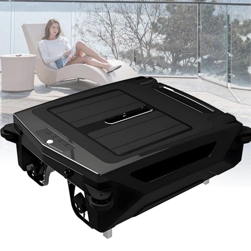 CGLYYDS Pool-Oberflächen-Reinigungsroboter mit Solar- und wiederaufladbarem Dual-Modus, kabelloser Pool-Skimmer-Roboter, intelligenter Pool-Skimmerkorb, automatischer Pool-Staubsauger von CGLYYDS