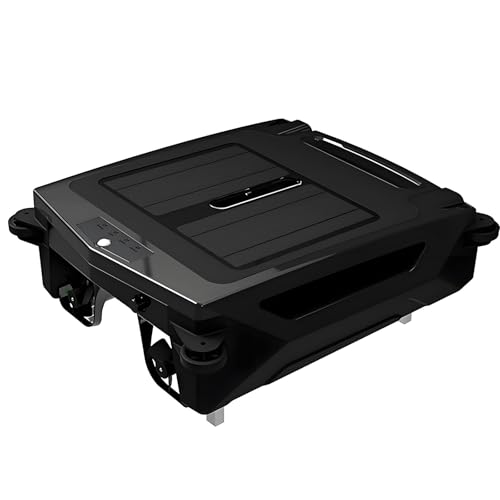 CGLYYDS Poolroboter, Pool-Skimmer-Roboter mit Solarpanel, automatischer Design-Funktion, automatischer Poolreiniger, 80 m², 450-µm-Bürstenloser Motor, mit automatischer Hindernisvermeidung von CGLYYDS