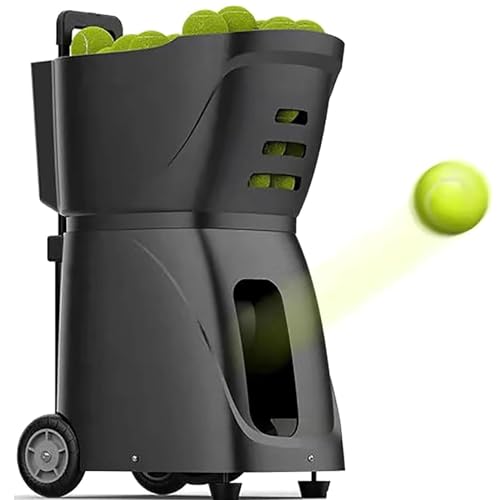 CGLYYDS Tennisballmaschine, tragbare automatische Ballwerfer-Tennis-Übungsausrüstung, mit intelligenter App-Steuerung, 100 große Kapazität, für effektive Tennis-/Padel-Trainingseinheiten von CGLYYDS