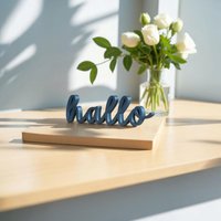 Hallo Schriftzug 3D-Druck - Deko Schrift in Vielen Farben Begrüßung Büro & Zuhause Personalisierbar Modernes Design Hallo Schriftzug 3D-Druck - Deko Schrift in Vielen Farben Begrüßung Büro & Zuhause Personalisierbar Modernes Design von CGLivingDesign