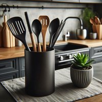 stilvoller Runder Utensilienhalter, Besteckhalter, Küchenorganisation, Küchenutensilienhalter stilvoller Runder Utensilienhalter, Besteckhalter, Küchenorganisation, Küchenutensilienhalter von CGLivingDesign