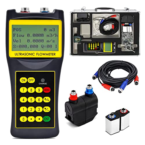 100H-M1/M2+S1 Handheld Ultrasonic Flow Meter Flowmeter Clamp on Sensor (DN15-700mm) von CGOLDENWALL