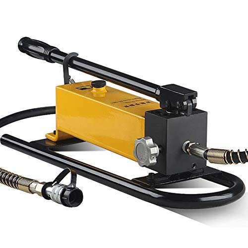 CGOLDENWAL Hydraulische Handpumpe CP-700F mit Druckprüfung丨Hohe Speicherkapazität: 1100 ccm丨Druck zwischen 20-700 kg / ²丨Durchfluss zwischen 13-2.3 cc (Mit Drucktest) von CGOLDENWALL