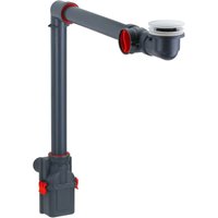 CGS - Kontrollierbarer, platzsparender Siphon mit mattweißem Click-Clack-Ablauf Isy Siphon AL830F.33 weiß matt CGS - Kontrollierbarer, platzsparender Siphon mit mattweißem Click-Clack-Ablauf Isy Siphon AL830F.33 weiß matt von CGS