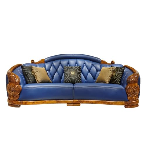 CGTENBS Europäisches geschnitztes Sofa für Wohnzimmer, großes Sofa, amerikanische Villenkombination, Massivholzsofa, 260 x 100 x 116 cm CGTENBS Europäisches geschnitztes Sofa für Wohnzimmer, großes Sofa, amerikanische Villenkombination, Massivholzsofa, 260 x 100 x 116 cm von CGTENBS