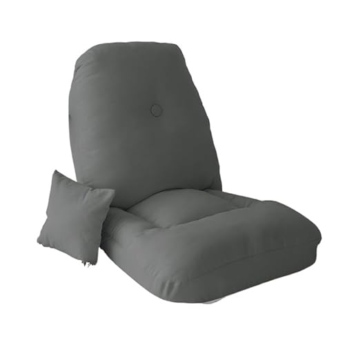 CGTENBS Faltbares Sofa, Tatami, Erkerfenster, Balkon, Schlafzimmer, faltbar, verstellbare Rückenlehne, Einzelstuhl (schwarz) von CGTENBS