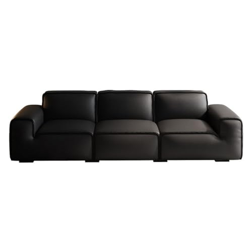 CGTENBS Sofa, italienischer minimalistischer Tech-Stoff, cremefarben, kleines Haus, Tofu, Cottage-Möbel (320 x 97 x 75 cm) von CGTENBS