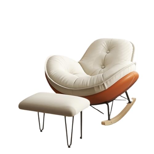 Katzenkratz-Leder-Schaukelstuhl für Erwachsene, Liegestuhl, faules Sofa, Erwachsene, Wohnzimmer, einfacher Stuhl, Balkon von CGTENBS