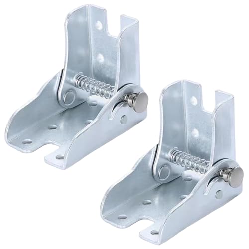 2pcs Klapptischscharniere, 90 ° Selbstverriegelungsstahltisch Beinhalterung Multifunktionales Verriegelungsscharnier für Arbeitsplätze, Küche, Tische, Silber von CGTQROVR