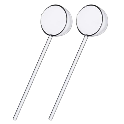 2pcs Servierlöffel, 10 Zoll hitzebeständige klare Glaslöffel mit langem Griff, Suppenköpfe Forstiring -Getränke, Portionendesserts oder Serviersuppen servieren 2pcs Servierlöffel, 10 Zoll hitzebeständige klare Glaslöffel mit langem Griff, Suppenköpfe Forstiring -Getränke, Portionendesserts oder Serviersuppen servieren von CGTQROVR