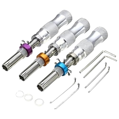 3PCS Tubular Lock Pick Metall Lock Pick -Tool für Werkzeugkasten RV Speicher Mailbox von CGTQROVR