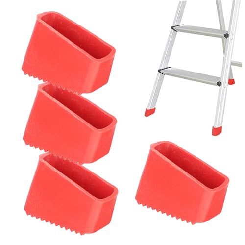 4pcs Leiterfüße Füße Gummi-Pads, Nicht-Schlupf-Leiter-Zubehör, Ersatzfußkappen für Stepladders 4pcs Leiterfüße Füße Gummi-Pads, Nicht-Schlupf-Leiter-Zubehör, Ersatzfußkappen für Stepladders von CGTQROVR