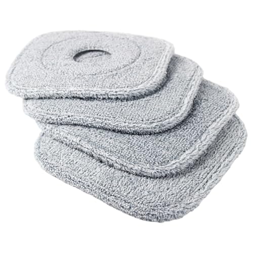 4pcs Spin-Mop-Köpfe 8, 8 Zoll quadratisch hochsaugabsorbierende Verschleiß-resistente Mikrofaser-Spin-Mop-Köpfe Ersatz für Sceramic-Fliesen Holzböden Marmor von CGTQROVR