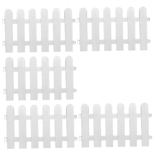 5pcs weißer Streikpostenzaun eleganter weißer Plastikpostenzauneinsätze Hecke Dekorative Schutzrandgrenze für Gartenlandschaftsbaufarmen 50 * 40 cm 5pcs weißer Streikpostenzaun eleganter weißer Plastikpostenzauneinsätze Hecke Dekorative Schutzrandgrenze für Gartenlandschaftsbaufarmen 50 * 40 cm von CGTQROVR