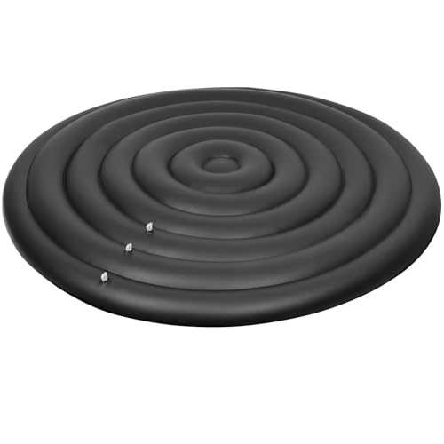 Aufblasbare Whirlpool-Abdeckung, 65 in rundem Whirlpool-Gehäuse mit einfachem Inflations- und Deflationsventil, winddichtem, schneebeichten, schneebeichten Spa Deckel Deckel Aufblasbare Whirlpool-Abdeckung, 65 in rundem Whirlpool-Gehäuse mit einfachem Inflations- und Deflationsventil, winddichtem, schneebeichten, schneebeichten Spa Deckel Deckel von CGTQROVR