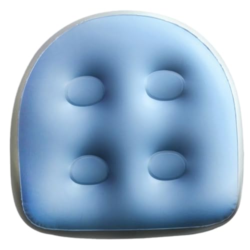 Ausblasbarer -Sitz mit Saugnapfbecher 18, 5 x 16 x 5, 9 Zoll -Sitz wiederverwendbarer PVC Spa Pool für Erwachsene, Blau von CGTQROVR