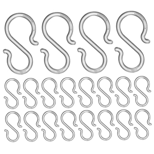 CGTQROVR 20pcs s haken kleine klare kaste haken praktische multifunktionale für Zeichen Handtücher Taschen/kleine Gegenstände von CGTQROVR