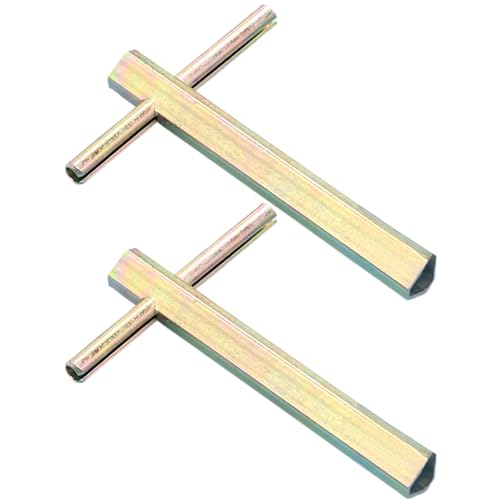 CGTQROVR 2pcs Aufzugsschlüssel 3, 9 Zoll langes Mehrzweck -Dreieck -Aufzugstürschlüssel für den Gebrauch von Hubtüren von CGTQROVR