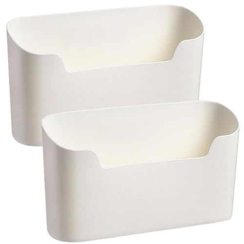 CGTQROVR 2pcs Küchenschrank Tür Organisator, 9, 3x2, 8x3, 9 Zoll Wandmontage Lagerbehälter, Kunststoff -Klangschrank -Tür Organisator für Schrank, Badezimmer, Kühlschrank, Desktop von CGTQROVR