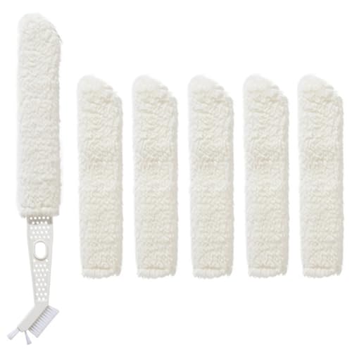 CGTQROVR 6pcs/Set Mini Split Reinigungskit Wandmontage Klimaanlagen Reinigungskit Tragbare Wechselspulenreiniger Pinsel mit 5 austauschbar von CGTQROVR