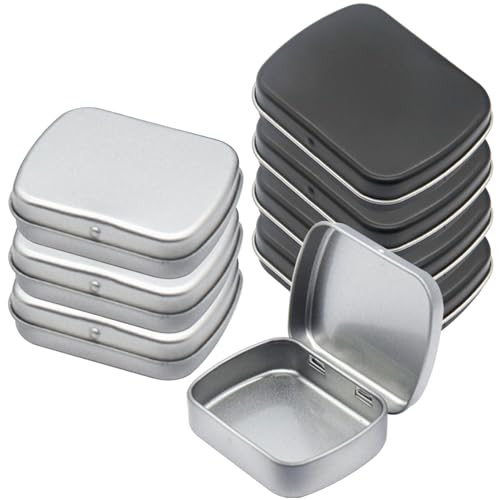 CGTQROVR 8pcs kleine Blechbox -Scharniere kleine Dosen mit Deckel tragbarer Metallbox perfekt für Bobby Pin Pills Candy Biscuits 2.4x1, 8x0, 6 Zoll CGTQROVR 8pcs kleine Blechbox -Scharniere kleine Dosen mit Deckel tragbarer Metallbox perfekt für Bobby Pin Pills Candy Biscuits 2.4x1, 8x0, 6 Zoll von CGTQROVR