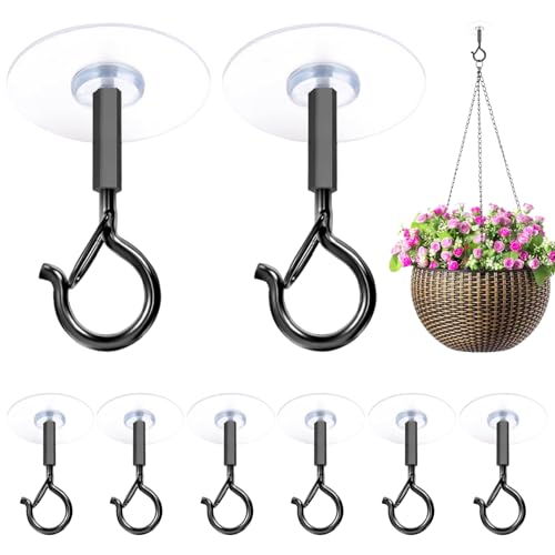 CGTQROVR Kleber Deckenhaken 8pcs Hochdienstkleber Haken rostfeste winddichte Metall Deckenbügel mit Schleusenschnalle für Pflanzen Wind -Chime -Leuchten Laternenkleidung CGTQROVR Kleber Deckenhaken 8pcs Hochdienstkleber Haken rostfeste winddichte Metall Deckenbügel mit Schleusenschnalle für Pflanzen Wind -Chime -Leuchten Laternenkleidung von CGTQROVR