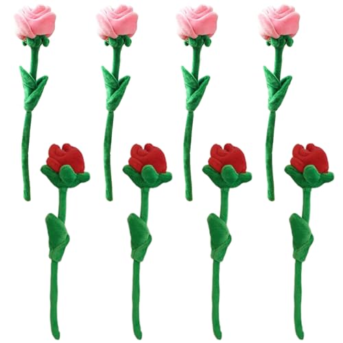 CGTQROVR Plüsch Blume GehäKelte Blumen Blumen Geschenk Plüschblumen 8pcs Plüsch Rose weiche Flexible Blume 12 Zoll Blumenstrauß ideal für Hochzeits Muttertag Frauen Mädchen CGTQROVR Plüsch Blume GehäKelte Blumen Blumen Geschenk Plüschblumen 8pcs Plüsch Rose weiche Flexible Blume 12 Zoll Blumenstrauß ideal für Hochzeits Muttertag Frauen Mädchen von CGTQROVR
