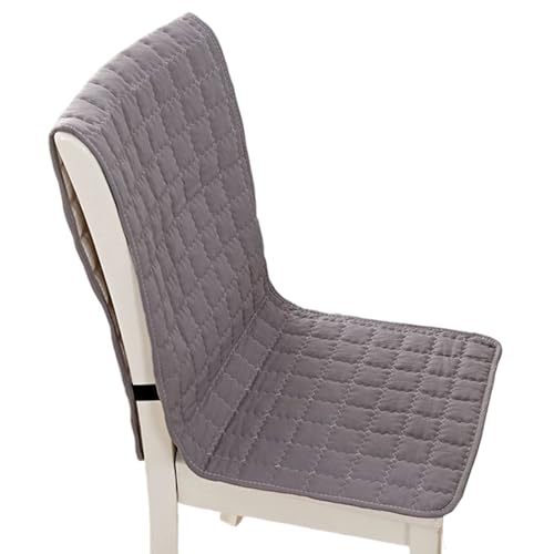CGTQROVR Polyester +PP -Baumwollstuhlabdeckungen mit Rückenlehne 18x53 Zoll, Essstuhl -Abdeckungen mit Nicht -Schlupf -Rücken- und Gummibandwaschanlage von CGTQROVR
