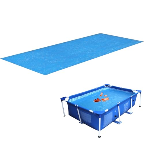 CGTQROVR Poolabdeckung 7x5ft /220 * 150 cm PE -Rechteckbeckenabdeckung mit Wärmeblasen, um Wärme zu erhalten und die Verdunstung zu verringern CGTQROVR Poolabdeckung 7x5ft /220 * 150 cm PE -Rechteckbeckenabdeckung mit Wärmeblasen, um Wärme zu erhalten und die Verdunstung zu verringern von CGTQROVR