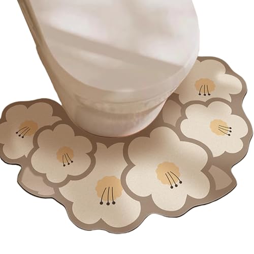 CGTQROVR Toilettenteppich U-Form Blumenmuster Diatom Ooze Toilettenmatte Nicht rutschende Dekorations-Badezimmerteppich für Heimhotel CGTQROVR Toilettenteppich U-Form Blumenmuster Diatom Ooze Toilettenmatte Nicht rutschende Dekorations-Badezimmerteppich für Heimhotel von CGTQROVR