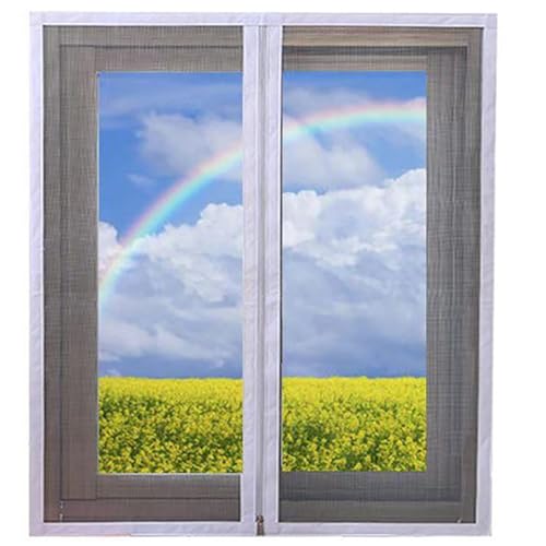 Fensternetzbildschirm, 47 x 47 Zoll atmungsaktives feines Netz Selbstkleber Reißverschluss Fensternetz-Bildschirm Ersatz für Katze und andere kleine Haustiere Fensternetzbildschirm, 47 x 47 Zoll atmungsaktives feines Netz Selbstkleber Reißverschluss Fensternetz-Bildschirm Ersatz für Katze und andere kleine Haustiere von CGTQROVR