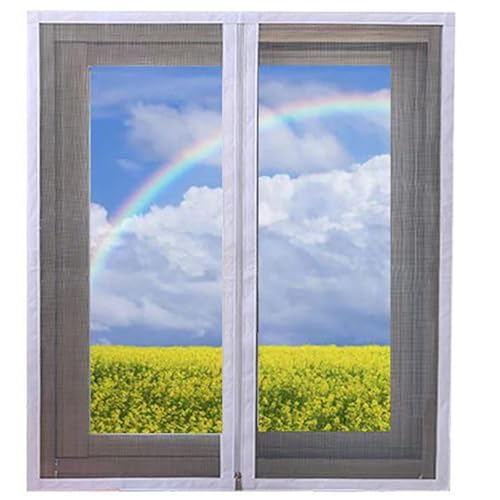 Fensternetzbildschirm 47x47 Zoll, atmungsaktives feines Netz Selbstkleber Reißverschluss Fenster Nettobildschirm Ersatz für Katze/andere kleine Haustiere Fensternetzbildschirm 47x47 Zoll, atmungsaktives feines Netz Selbstkleber Reißverschluss Fenster Nettobildschirm Ersatz für Katze/andere kleine Haustiere von CGTQROVR