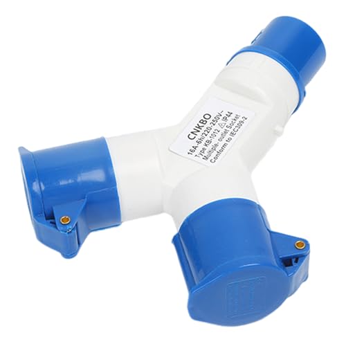 Industrielle Stecker wasserdichte Doppelstecker -Outlet -Adapter Staubdicht 2 Wege Elektrische Splitter tragbare 16A Elektrische Netze Stecker für Wohnwagenautometer Industrielle Stecker wasserdichte Doppelstecker -Outlet -Adapter Staubdicht 2 Wege Elektrische Splitter tragbare 16A Elektrische Netze Stecker für Wohnwagenautometer von CGTQROVR