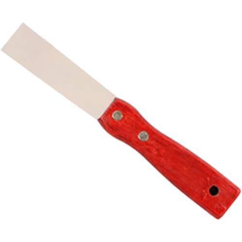 Kittmesser, 1 Zoll Edelstahl -Schaberwerkzeug mit Holzgriff Mehrzweckmetall -Spackelmesser für Abziehbilder, Tapepapier, Bodenfliese Kittmesser, 1 Zoll Edelstahl -Schaberwerkzeug mit Holzgriff Mehrzweckmetall -Spackelmesser für Abziehbilder, Tapepapier, Bodenfliese von CGTQROVR