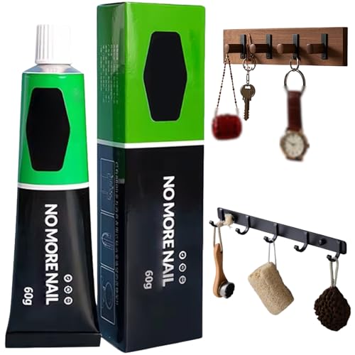 Klebstoffkleber 60g Allzweckkleber wasserdicht und keine Bohrungen für Metallplastik Holz Acrylglas Stein von CGTQROVR