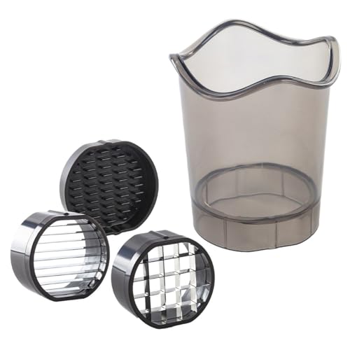 Obst Gemüse Slicer klarer Obst Slicer Tasse mit Metallblättern schnelle lustige Küche Gadgets perfekt für Esszimmer zu Hause von CGTQROVR