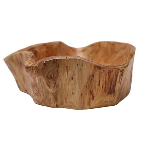 Obstschale 10-11inch, polierter und gewachter stabiler und leckeres unregelmäßige Holzschale für Lebensmittel Snack Brot Salat in Küche Wohnzimmer Esszimmer Zufällige Form Obstschale 10-11inch, polierter und gewachter stabiler und leckeres unregelmäßige Holzschale für Lebensmittel Snack Brot Salat in Küche Wohnzimmer Esszimmer Zufällige Form von CGTQROVR