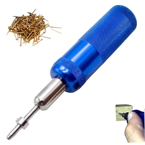 Pin -Nagel mit kleinen Nägeln, 5, 1 -Zoll -Metallnagel -Setter, Pin -Drücker mit Nicht -Schlupfgriff, Modellschiff -Gebäudewerkzeuge von CGTQROVR