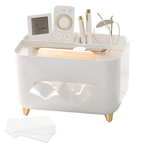 Tissue -Box -Halter Multifunktionaler Gewebeboxabdeckung mit Aufbewahrung Stilvoller Fernbedienungssteuerung Schischspeicher perfekt für Wohnzimmer Schlafzimmer Kommoden Home Office Tissue -Box -Halter Multifunktionaler Gewebeboxabdeckung mit Aufbewahrung Stilvoller Fernbedienungssteuerung Schischspeicher perfekt für Wohnzimmer Schlafzimmer Kommoden Home Office von CGTQROVR