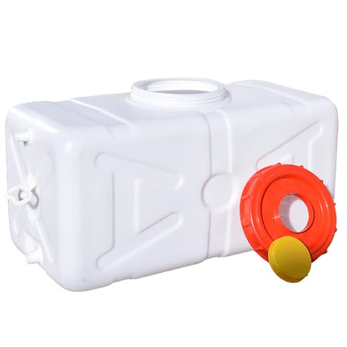 Tragbarer Wassertank 30 l Plastikwasserlagerbehälter mit Zapfen und Schlauch für Camping RV LKW -Notfallvorsorge Tragbarer Wassertank 30 l Plastikwasserlagerbehälter mit Zapfen und Schlauch für Camping RV LKW -Notfallvorsorge von CGTQROVR