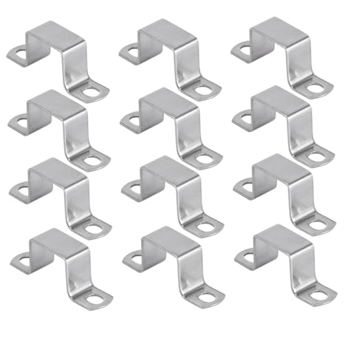 U -Klammern für die Montage, 12pcs 18 mmx22 mm U -Form -Halterung, schwere Edelstahlrohrklemme für Türschlossenhalter Strebe -Kanal U -Klammern für die Montage, 12pcs 18 mmx22 mm U -Form -Halterung, schwere Edelstahlrohrklemme für Türschlossenhalter Strebe -Kanal von CGTQROVR