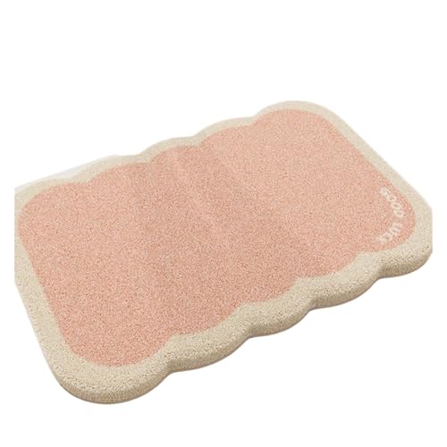 CGUOHU Badematte Dicke Korallensamt-Badezimmermatte, teppichförmige saugfähige Matte, Toilettentürteppich, rutschfeste Matte, saugfähige Matten, Toilettenfußmatten(Color 6,60x90 cm) von CGUOHU