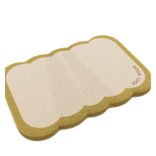 CGUOHU Badematte Dicke Korallensamt-Badezimmermatte, teppichförmige saugfähige Matte, Toilettentürteppich, rutschfeste Matte, saugfähige Matten, Toilettenfußmatten(Color 8,60x90 cm) von CGUOHU