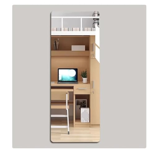 CGUOHU Selbstklebender Spiegel 2 stücke Schlafzimmer Ganzkörper Selbstklebende Ankleidespiegel Ganzkörper High Definition Wandspiegel Flexible DIY Kunst Spiegel Für Badezimmer Schlafzimmer(30x60cm) von CGUOHU